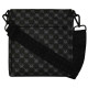 Sprayground Τσαντάκι ώμου Sharks In Paris WTF Bubbly Black Check Messenger Sling